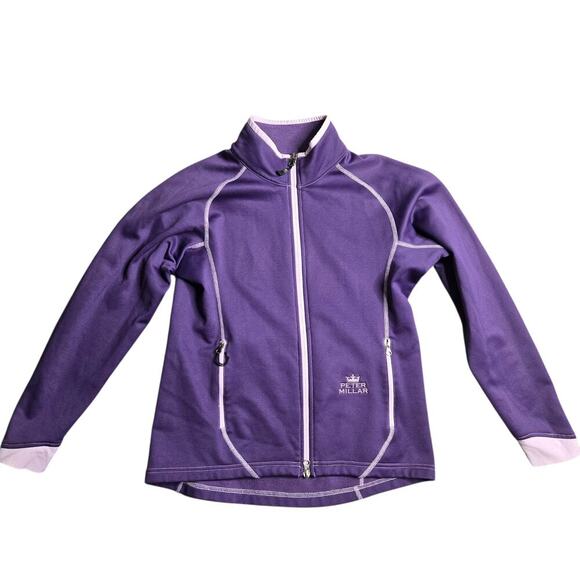 Peter Millar Women's Element Softshell Gold Jacket Size: S - Picture 1 of 7